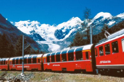 スイスの鉄道イメージ